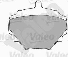 VALEO 551475 Комплект гальмівних колодок, дискове гальмо