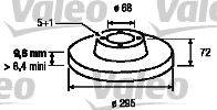 LUCAS ELECTRICAL 6026604 гальмівний диск