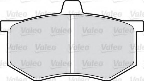 VALEO 20601 Комплект гальмівних колодок, дискове гальмо