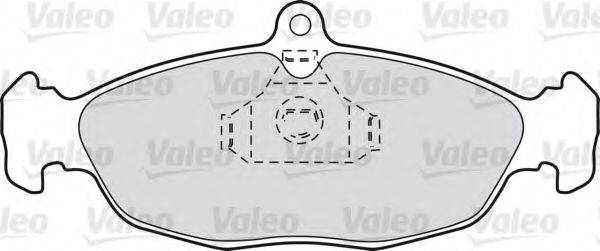 VALEO 301356 Комплект гальмівних колодок, дискове гальмо