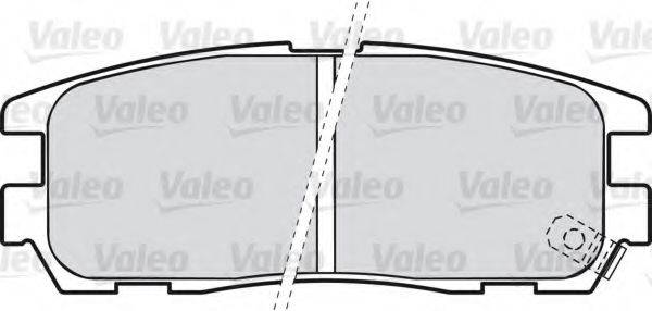 VALEO 301507 Комплект гальмівних колодок, дискове гальмо