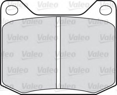 VALEO 20146 Комплект гальмівних колодок, дискове гальмо