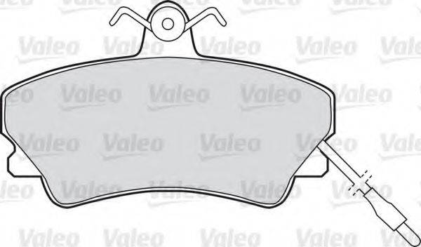 VALEO 20234 Комплект гальмівних колодок, дискове гальмо