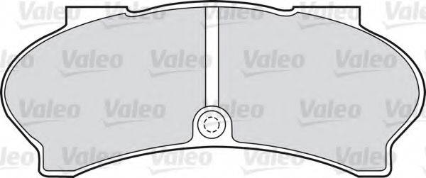 VALEO 20366 Комплект гальмівних колодок, дискове гальмо