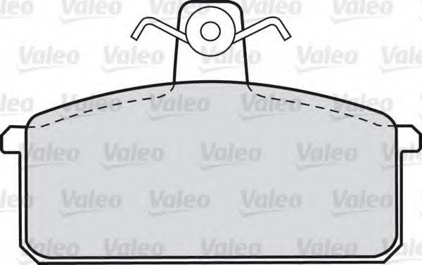 VALEO 540433 Комплект гальмівних колодок, дискове гальмо
