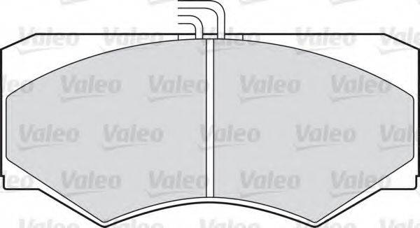 VALEO 540436 Комплект гальмівних колодок, дискове гальмо