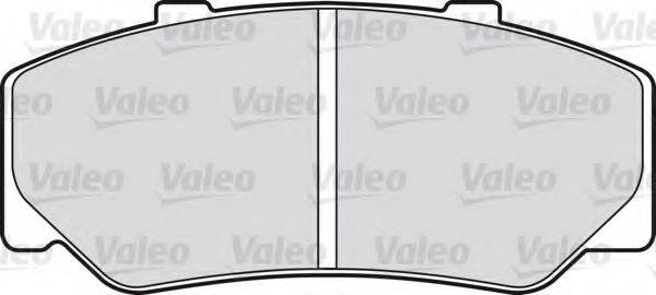 VALEO 20788 Комплект гальмівних колодок, дискове гальмо