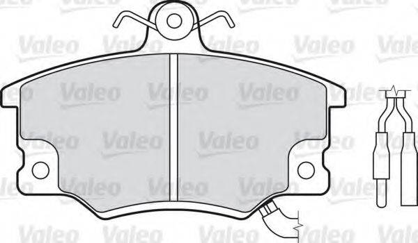 VALEO 301219 Комплект гальмівних колодок, дискове гальмо
