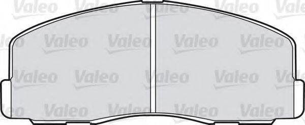 VALEO 540455 Комплект гальмівних колодок, дискове гальмо