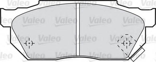 VALEO 20959 Комплект гальмівних колодок, дискове гальмо