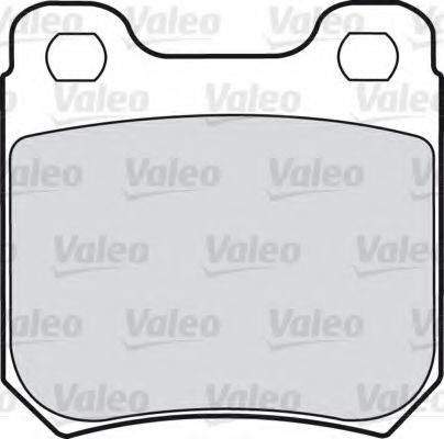 VALEO 21050 Комплект гальмівних колодок, дискове гальмо