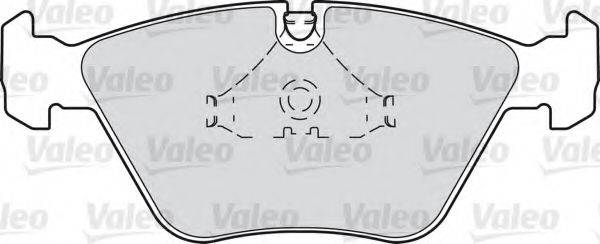 VALEO 540404 Комплект гальмівних колодок, дискове гальмо
