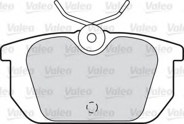 VALEO 21103 Комплект гальмівних колодок, дискове гальмо