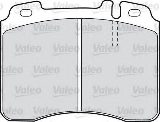 VALEO 21153 Комплект гальмівних колодок, дискове гальмо