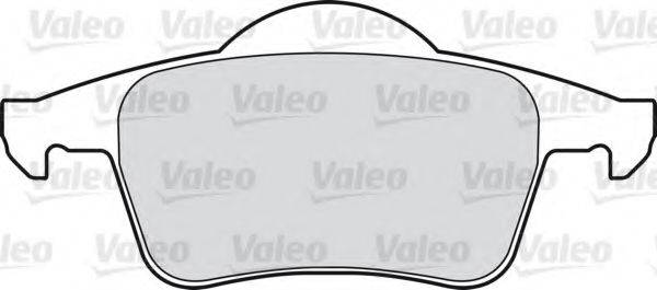 VALEO 301480 Комплект гальмівних колодок, дискове гальмо