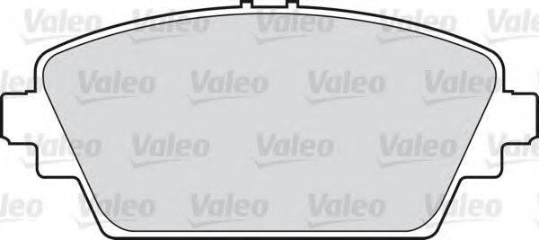 VALEO 23095 Комплект гальмівних колодок, дискове гальмо
