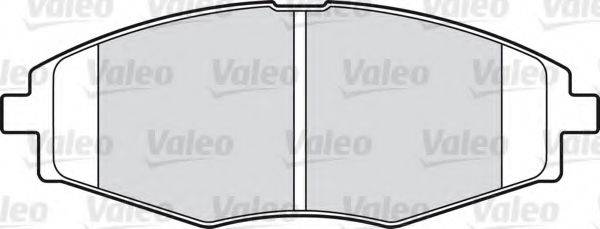 VALEO 598316 Комплект гальмівних колодок, дискове гальмо