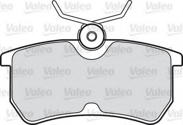 VALEO 601079 Комплект гальмівних колодок, дискове гальмо