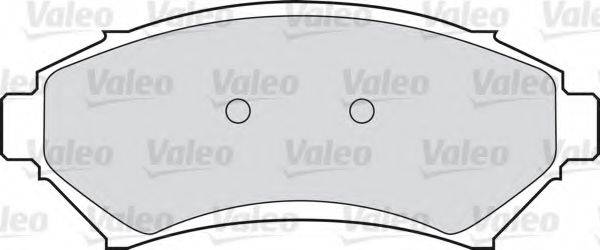 VALEO 301458 Комплект гальмівних колодок, дискове гальмо