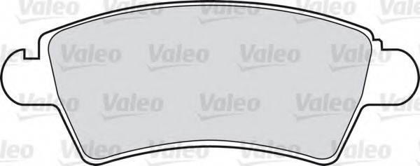 VALEO 23396 Комплект гальмівних колодок, дискове гальмо