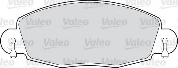 VALEO 23577 Комплект гальмівних колодок, дискове гальмо