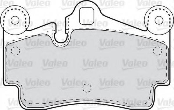VALEO 301770 Комплект гальмівних колодок, дискове гальмо