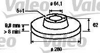 LUCAS ELECTRICAL DF4203 гальмівний диск