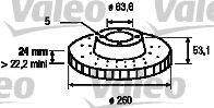 LUCAS ELECTRICAL 6016481 гальмівний диск