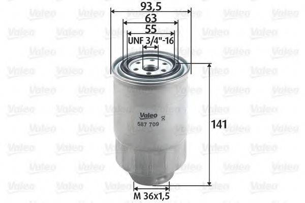 LUCAS HDF521 Паливний фільтр