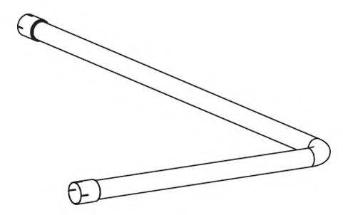 DINEX 53757 Труба вихлопного газу