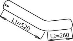 DINEX 21600 Труба вихлопного газу