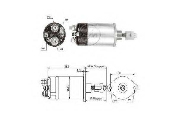 PRESTOLITE ELECTRIC 230381 Тягове реле, стартер