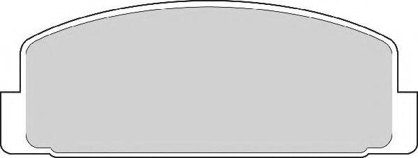 NECTO 20328 Комплект гальмівних колодок, дискове гальмо