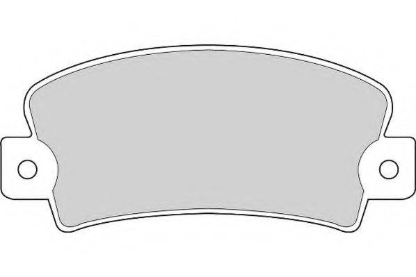 NECTO 20139 Комплект гальмівних колодок, дискове гальмо