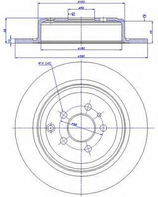 CAR BDR1149.10 гальмівний диск