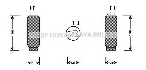 AVA QUALITY COOLING ALD003 Осушувач, кондиціонер