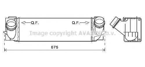 AVA QUALITY COOLING BW4457 Інтеркулер