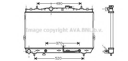 BLUE PRINT ADG09871 Радіатор, охолодження двигуна