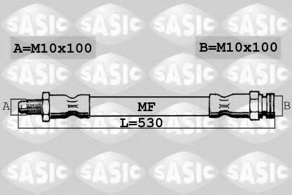 OBTEC A/S 851022 Гальмівний шланг