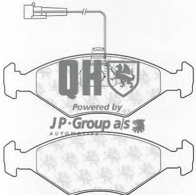 JP GROUP BP1014 Комплект гальмівних колодок, дискове гальмо