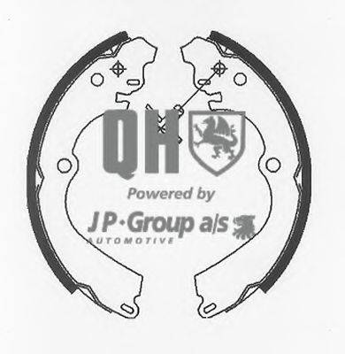 JP GROUP BS893 Комплект гальмівних колодок