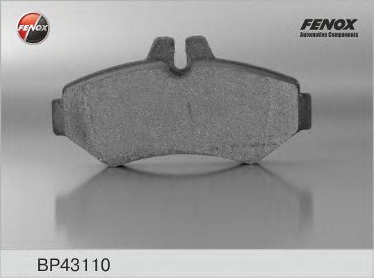 FENOX 23021 Комплект гальмівних колодок, дискове гальмо