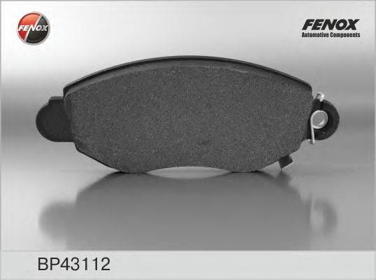 FENOX 23577 Комплект гальмівних колодок, дискове гальмо