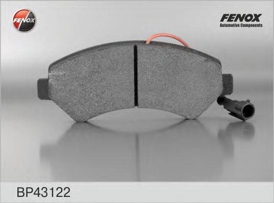 FENOX 24466 Комплект гальмівних колодок, дискове гальмо