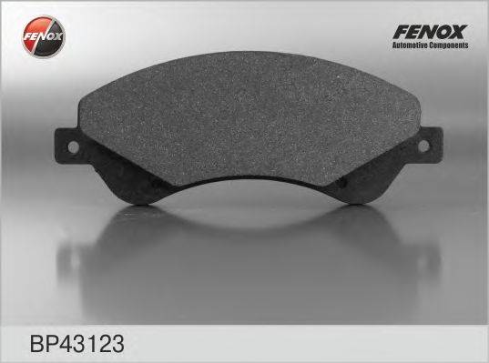 FENOX 24485 Комплект гальмівних колодок, дискове гальмо