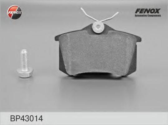 FENOX 23554 Комплект гальмівних колодок, дискове гальмо