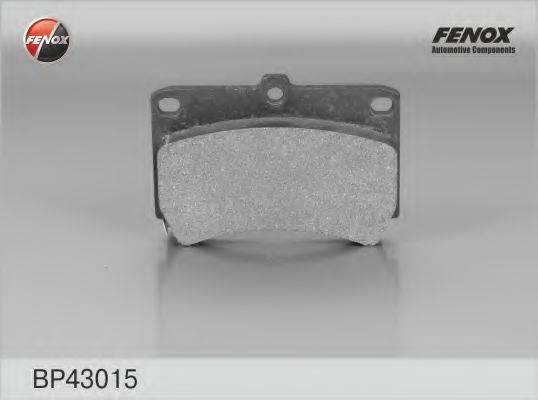 FENOX 21655 Комплект гальмівних колодок, дискове гальмо