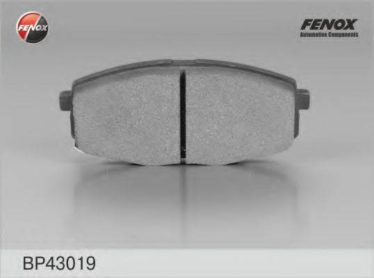 FENOX 23966 Комплект гальмівних колодок, дискове гальмо