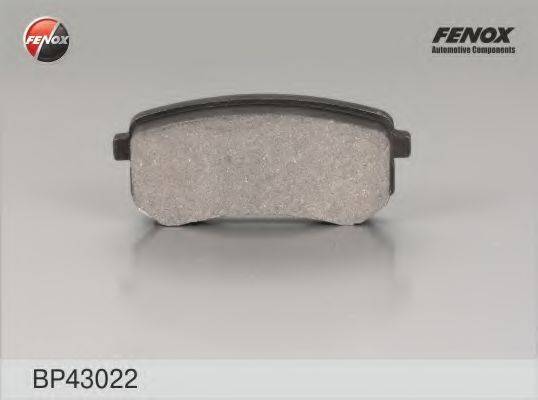 FENOX 24479 Комплект гальмівних колодок, дискове гальмо