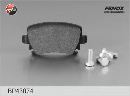 FENOX 23914 Комплект гальмівних колодок, дискове гальмо